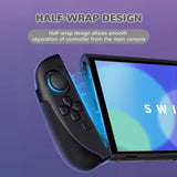 PlayVital Ranger Dockable Silicone Grip Case with Hard Shell Cover for Nintendo Switch 2 - Protective Full-Body Cover with Extra Adjustable Stand & Thumb Grips  - Black - YZCNTM001