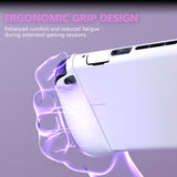 PlayVital Ranger Dockable Silicone Grip Case with Hard Shell Cover for Nintendo Switch 2 - Protective Full-Body Cover with Extra Adjustable Stand & Thumb Grips  - White - YZCNTM002