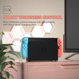 PlayVital Ranger Dockable Silicone Grip Case with Hard Shell Cover for Nintendo Switch 2 - Protective Full-Body Cover with Extra Adjustable Stand & Thumb Grips  - Clear White - YZCNTM003