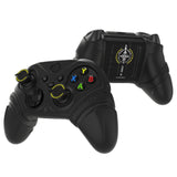 PlayVital Silicone Controller Cover for Xbox Series X/S with Thumbstick Cap & Sticker- Runes Edition Anti-Slip Grip Skin, Shockproof Protector for Xbox Core Wireless Controller - Black - HUAX3P001