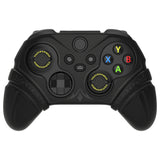 PlayVital Silicone Controller Cover for Xbox Series X/S with Thumbstick Cap & Sticker- Runes Edition Anti-Slip Grip Skin, Shockproof Protector for Xbox Core Wireless Controller - Black - HUAX3P001