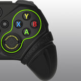 PlayVital Silicone Controller Cover for Xbox Series X/S with Thumbstick Cap & Sticker- Runes Edition Anti-Slip Grip Skin, Shockproof Protector for Xbox Core Wireless Controller - Black - HUAX3P001