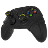 PlayVital Silicone Controller Cover for Xbox Series X/S with Thumbstick Cap & Sticker- Runes Edition Anti-Slip Grip Skin, Shockproof Protector for Xbox Core Wireless Controller - Black - HUAX3P001