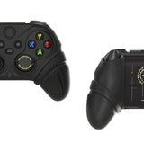 PlayVital Silicone Controller Cover for Xbox Series X/S with Thumbstick Cap & Sticker- Runes Edition Anti-Slip Grip Skin, Shockproof Protector for Xbox Core Wireless Controller - Black - HUAX3P001