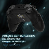 PlayVital Silicone Controller Cover for Xbox Series X/S with Thumbstick Cap & Sticker- Runes Edition Anti-Slip Grip Skin, Shockproof Protector for Xbox Core Wireless Controller - Black - HUAX3P001