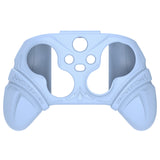 PlayVital Silicone Controller Cover for Xbox Series X/S with Thumbstick Cap & Sticker- Runes Edition Anti-Slip Grip Skin, Shockproof Protector for Xbox Core Wireless Controller - Blue - HUAX3P004