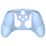 PlayVital Silicone Controller Cover for Xbox Series X/S with Thumbstick Cap & Sticker- Runes Edition Anti-Slip Grip Skin, Shockproof Protector for Xbox Core Wireless Controller - Blue - HUAX3P004