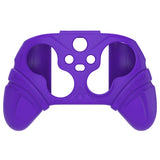 PlayVital Silicone Controller Cover for Xbox Series X/S with Thumbstick Cap & Sticker- Runes Edition Anti-Slip Grip Skin, Shockproof Protector for Xbox Core Wireless Controller - Purple - HUAX3P003