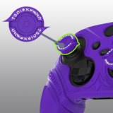 PlayVital Silicone Controller Cover for Xbox Series X/S with Thumbstick Cap & Sticker- Runes Edition Anti-Slip Grip Skin, Shockproof Protector for Xbox Core Wireless Controller - Purple - HUAX3P003