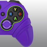 PlayVital Silicone Controller Cover for Xbox Series X/S with Thumbstick Cap & Sticker- Runes Edition Anti-Slip Grip Skin, Shockproof Protector for Xbox Core Wireless Controller - Purple - HUAX3P003