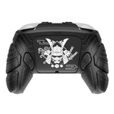 PlayVital for Nintendo Switch 2 Pro Controller Skin Cover – Samurai Armor Edition Silicone Case for Switch 2 Pro Controller with Back Button Caps & Thumb Grip & Sticker, Shockproof  - Black - JHSPTP001