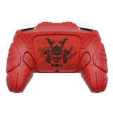 PlayVital for Nintendo Switch 2 Pro Controller Skin Cover – Samurai Armor Edition Silicone Case for Switch 2 Pro Controller with Back Button Caps & Thumb Grip & Sticker, Shockproof  - Red - JHSPTP003