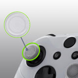 PlayVital Samurai Edition Glow in Dark - Green Anti-Slip Controller Grip Silicone Skin for Xbox One X/S Controller, Ergonomic Soft Rubber Protective Case Cover for Xbox One S/X Controller with Black Thumb Stick Caps - XOQ045