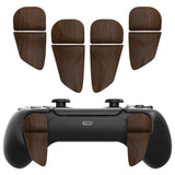 PlayVital BLADE 2 Pairs Shoulder Buttons Extension Triggers for ps5 Controller, Game Improvement Adjusters for PS Portal Remote Player, Bumper Trigger Extenders for ps5 Edge Controller - Wood Grain - PFPJ143