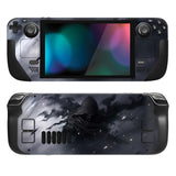 PlayVital Full Set Protective Skin Decal for Steam Deck, Custom Stickers Vinyl Cover for Steam Deck Handheld Gaming PC - Shadow Assassin - SDTM075