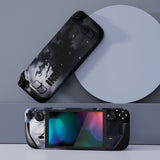 PlayVital Full Set Protective Skin Decal for Steam Deck, Custom Stickers Vinyl Cover for Steam Deck Handheld Gaming PC - Shadow Assassin - SDTM075