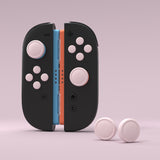 PlayVital Silicone Button Covers and Thumb Grip Set for Nintendo Switch 2, 2 ABXY Directional Button Caps & 2 Joystick Caps for Joycon 2 - Pink - WWYNTM044