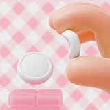 PlayVital Silicone Button Covers and Thumb Grip Set for Nintendo Switch 2, 2 ABXY Directional Button Caps & 2 Joystick Caps for Joycon 2 - White - WWYNTM043