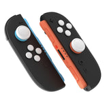 PlayVital Silicone Button Covers and Thumb Grip Set for Nintendo Switch 2, 2 ABXY Directional Button Caps & 2 Joystick Caps for Joycon 2 - White - WWYNTM043