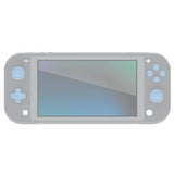 PlayVital Silicone Button Covers and Thumb Grip Set for Nintendo Switch/OLED Joycon/Switch Lite, ABXY Directional Key Button Caps for Nintendo Switch/OLED/Lite with Switch Lite D-Pad Button Cap - Sky Blue - NJM3007