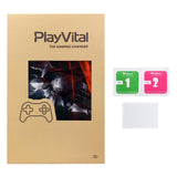 PlayVital Full Set Protective Skin Decal for Steam Deck, Custom Stickers Vinyl Cover for Steam Deck Handheld Gaming PC - Silver Knight - SDTM074