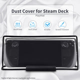 PlayVital Transparent Dust Cover for Steam Deck - Clear Black - PCSDM003