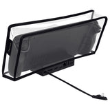 PlayVital Transparent Dust Cover for Steam Deck - Clear Black - PCSDM003