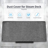 PlayVital Soft Neat Lining Dust Cover for Steam Deck - Gray - PCSDM002
