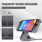 PlayVital Solid Color Series Protective Case for Nintendo Switch 2, Anti-Scratches Hard Shell Dockable Grip Cover with Extra Foldable Stand & Thumb Grips for Nintendo Switch 2  - SFC SNES Classic EU Style - AXKNTY001