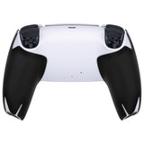 PlayVital Premium Grip for ps5 Wireless Controller, Split Design Anti-Skid Soft Hexagonal Diamond Textures Sweat-Absorbent Handle Grips Protector for ps5 Controller – Black - FHPFM001