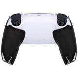 PlayVital Premium Grip for ps5 Wireless Controller, Split Design Anti-Skid Soft Hexagonal Diamond Textures Sweat-Absorbent Handle Grips Protector for ps5 Controller – Black - FHPFM001