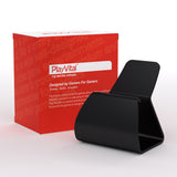 PlayVital Stand-AL Game Controller Stand for ps5, for ps4, Universal Desktop Display Gamepad Stand for Xbox Series X/S, Xbox One, Aluminium Metal Controller Stand Holder for Switch Pro - Black - FQZPFC001