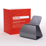 PlayVital Stand-AL Game Controller Stand for ps5, for ps4, Universal Desktop Display Gamepad Stand for Xbox Series X/S, Xbox One, Aluminium Metal Controller Stand Holder for Switch Pro - Gray - FQZPFC003