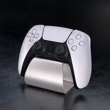 PlayVital Stand-AL Game Controller Stand for ps5, for ps4, Universal Desktop Display Gamepad Stand for Xbox Series X/S, Xbox One, Aluminium Metal Controller Stand Holder for Switch Pro - Silver - FQZPFC002