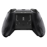 PlayVital Stellar Mecha Silicone Cover Skin for Xbox Series X/S Controller, Anti-slip Grip Protector with Thumb Grips & Sticker for Xbox Core Wireless Controller - Black & Gunmetal Gray - SAXX3P001