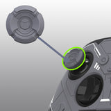 PlayVital Stellar Mecha Silicone Cover Skin for Xbox Series X/S Controller, Anti-slip Grip Protector with Thumb Grips & Sticker for Xbox Core Wireless Controller - Black & Gunmetal Gray - SAXX3P001