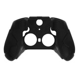PlayVital Stellar Mecha Silicone Cover Skin for Xbox Elite Series 2 & Elite Series 2 Core, Non-Slip Grip Protector for Xbox Elite 2 with Thumb Grips & Stickers - Gray & Black - HQWE2P001