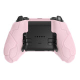 PlayVital Stellar Mecha Silicone Cover Skin for Xbox Elite Series 2 & Elite Series 2 Core, Non-Slip Grip Protector for Xbox Elite 2 with Thumb Grips & Stickers - Peach Pink & Blossom Pink - HQWE2P005