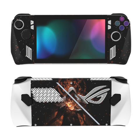 PlayVital Summon of Flame Custom Stickers Vinyl Wraps Protective Skin Decal for ROG Ally Handheld Gaming Console - RGTM020