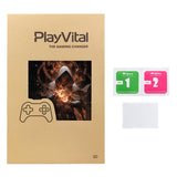 PlayVital Full Set Protective Skin Decal for Steam Deck, Custom Stickers Vinyl Cover for Steam Deck Handheld Gaming PC - Summon of Flame - SDTM078
