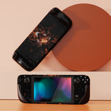 PlayVital Full Set Protective Skin Decal for Steam Deck, Custom Stickers Vinyl Cover for Steam Deck Handheld Gaming PC - Summon of Flame - SDTM078