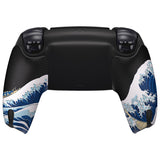 PlayVital The Great Wave Off Kanagawa Anti-Skid Sweat-Absorbent Controller Grip for PS5 Controller - PFPJ130