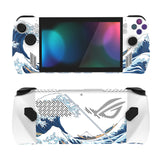 PlayVital The Great Wave off Kanagawa Custom Stickers Vinyl Wraps Protective Skin Decal for ROG Ally Handheld Gaming Console - RGTM016