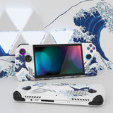 PlayVital The Great Wave off Kanagawa Custom Stickers Vinyl Wraps Protective Skin Decal for ROG Ally Handheld Gaming Console - RGTM016