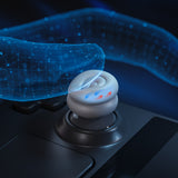 PlayVital Thumb Grips for Steam Deck LCD & OLED (4-Pack), Thumb Cushion Caps with Anti-Slip Texture, Height-Boost Joystick Cover for Steam Deck Accessories, Joystick Protection for PS Portal Remote Player - New Hope Gray - YFSDM053