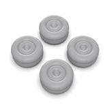PlayVital Thumb Grips for Steam Deck LCD & OLED (4-Pack), Thumb Cushion Caps with Anti-Slip Texture, Height-Boost Joystick Cover for Steam Deck Accessories, Joystick Protection for PS Portal Remote Player - New Hope Gray - YFSDM053