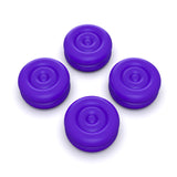PlayVital Thumb Grips for Steam Deck LCD & OLED (4-Pack), Thumb Cushion Caps with Anti-Slip Texture, Height-Boost Joystick Cover for Steam Deck Accessories, Joystick Protection for PS Portal Remote Player - Purple - YFSDM054