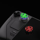 PlayVital Thumb Grip Caps for Steam Deck LCD, for PS Portal Remote Player Silicone Thumbsticks Grips Joystick Caps for Steam Deck OLED - Cthulhu The Octopus - YFSDM022