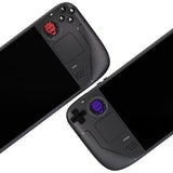 PlayVital Thumb Grip Caps for Steam Deck, Silicone Thumbsticks Grips Joystick Caps for Steam Deck - Oni Demons - YFSDM021