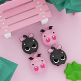 PlayVital PP & VV The Winged Kittens Switch Thumb Grip Caps, Joystick Caps for NS Switch Lite, Silicone Analog Cover Thumbstick Grips for Joycon of Switch OLED - NJM1210
